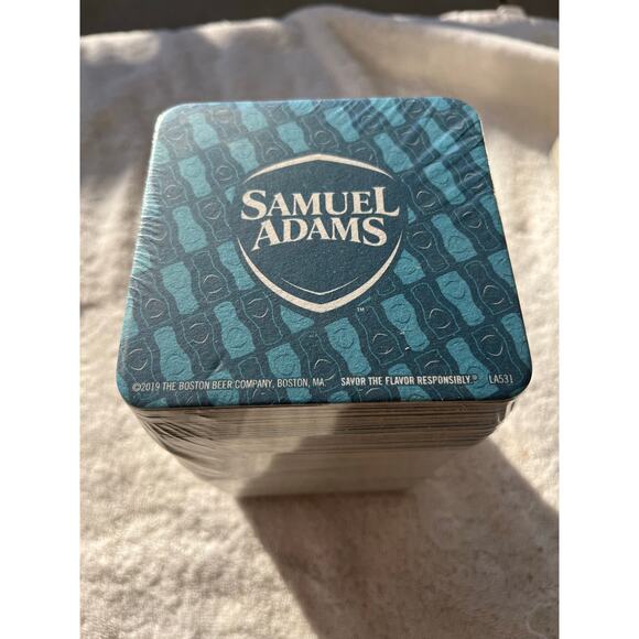 Samuel Adams Coin Toss Cardboard Coasters | Pack of 125 - Picture 1 of 3